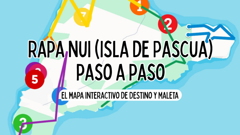 Es el mapa interactivo de MyMaps hecho por Destino y maleta