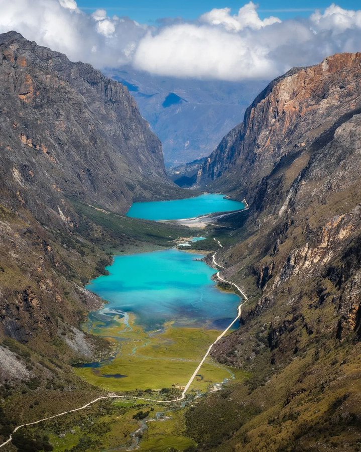 vista de la Quebrada Llanganuco